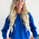 Soft Texture Relaxed Fit Sweatshirt
