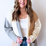 Striped Cardigan with Patch Pockets - The 308 Boutique