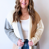 Striped Cardigan with Patch Pockets - The 308 Boutique