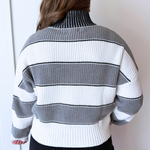 Half Zip Collared Sweater - The 308 Boutique