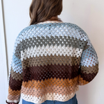 Color Block Open Knit Cardigan - The 308 Boutique