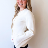 Crewneck Flare Cardigan