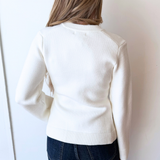 Crewneck Flare Cardigan