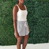 Striped Comfy Knit Romper
