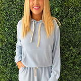 Relaxed Fit Hoodie with Front Pocket