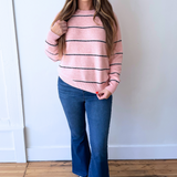 Crewneck Striped Sweater