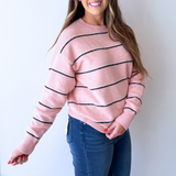 Crewneck Striped Sweater