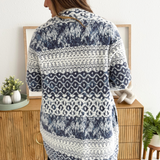 Long Sleeve Open Front Sweater Coat