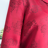 Long Sleeve Woven Top w/ Hidden Placket