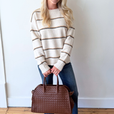 Crewneck Striped Sweater