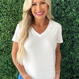 Weekdays V Neck Tee