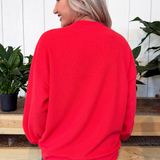 Nebraska Cloudy Knit Long Sleeve Top