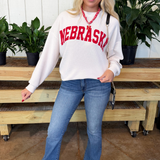 Nebraska Cloudy Knit Long Sleeve Top