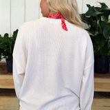Nebraska Cloudy Knit Long Sleeve Top
