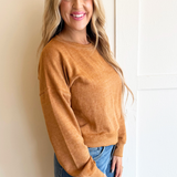 Burned Out Crewneck Sweater