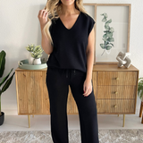 Pull on Wide Leg Trouser