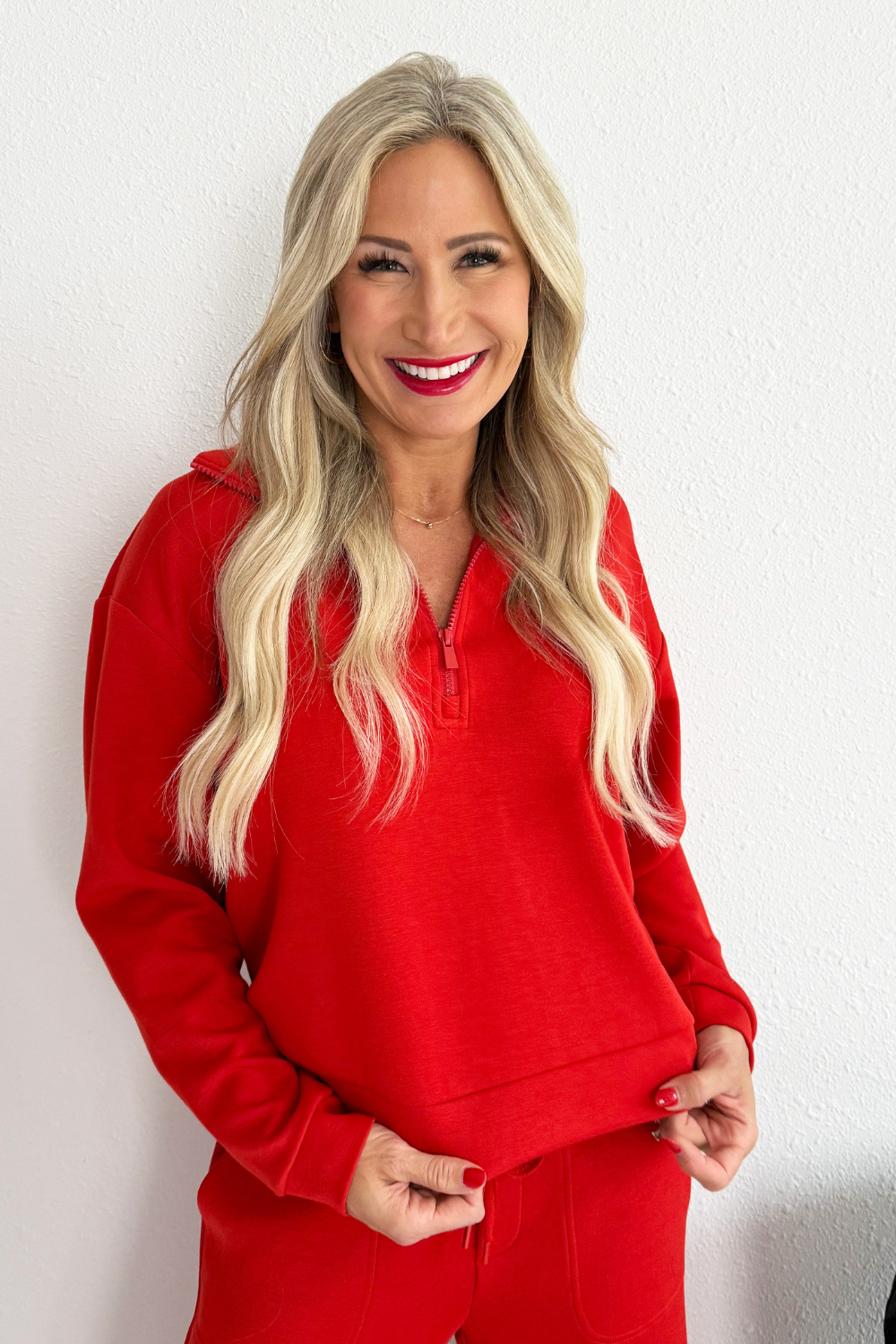 Half Zip Popover Long Sleeve Top – The 308 Boutique