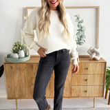 Bow Detail Knitted Sweater