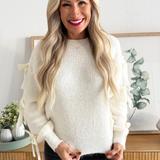 Bow Detail Knitted Sweater