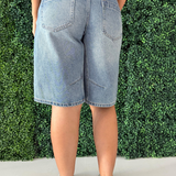 Mineral Washed Barrel Shorts