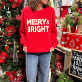 Merry and Bright Crew Neck