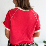 Number Jersey Boxy Top