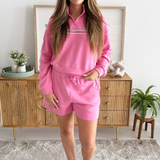 Jersey Detail Quarter Zip