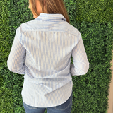Stripe Two Pocket Button Down Shirt