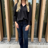 Collared 3/4 Sleeve Top