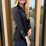 Collared 3/4 Sleeve Top