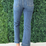 Kelsey High Rise Fab Ab Ankle Flare With Wide Hem