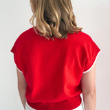 Game Day Embroidered Knit Short Sleeve