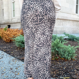 Izabel Leopard Skirt