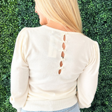 Button Detail Sweater