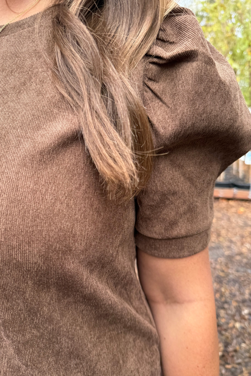 Puff Sleeve Mini Dress