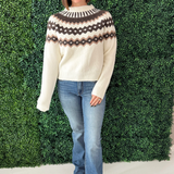 Vintage Geometric Pattern Sweater