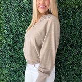 Collared Polo Sweater