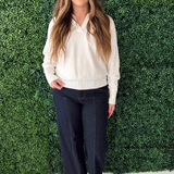 Collared Polo Sweater