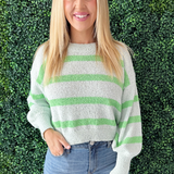 Rowan Striped Sweater Top