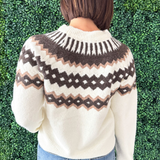 Vintage Geometric Pattern Sweater