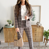 Collarless Fitted Blazer w/ Fray 26"