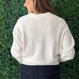 Collared Polo Sweater