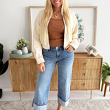 Suede Bomber Jacket