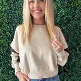Two Toned Crew Neck