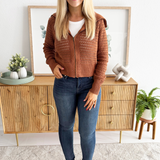 Open Knit Sweater Jacket