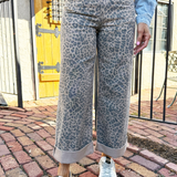 Marli Denim Leopard Pant