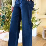 Meg High Rise Over Size Wide Stitch