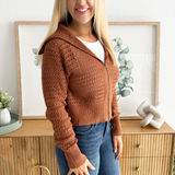 Open Knit Sweater Jacket