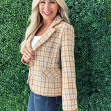 Blazer w/ Fray Edges