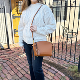 Cable Knit Crew Neck Sweater